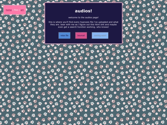 audios screenshot