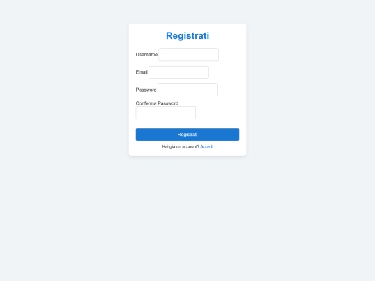 registrazione screenshot