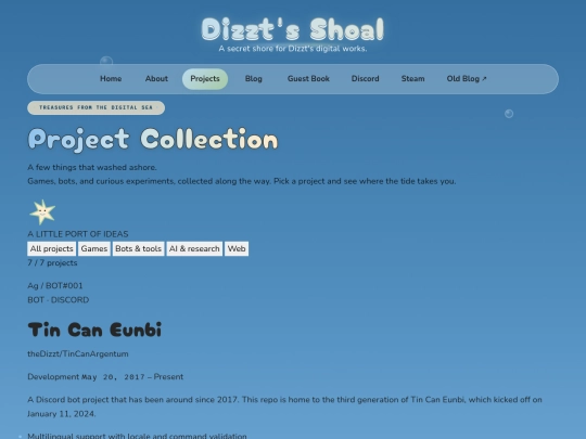 projects screenshot