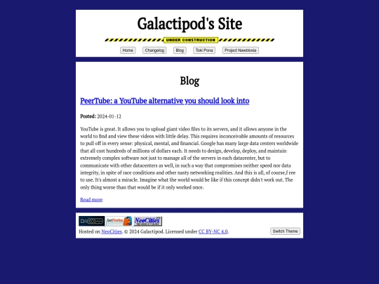 blog screenshot