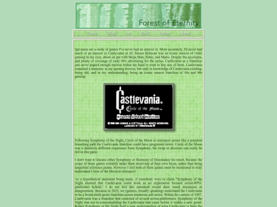 blog/com screenshot