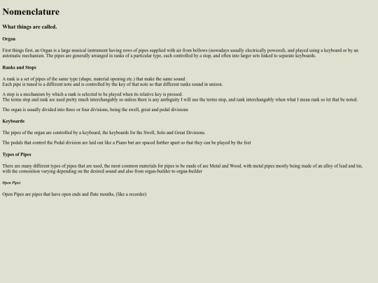 nomenclature screenshot