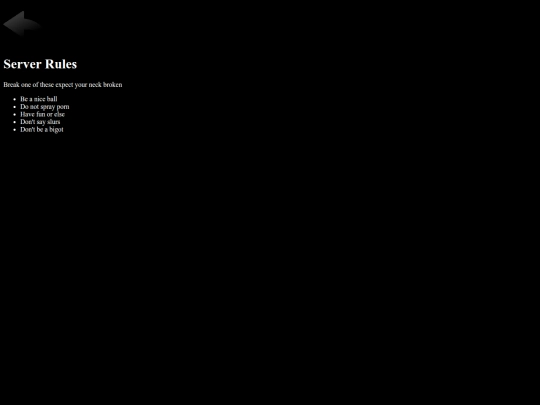 Server_Rules screenshot