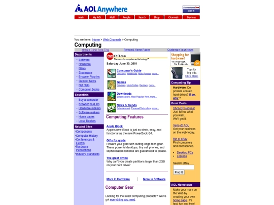 Computing screenshot
