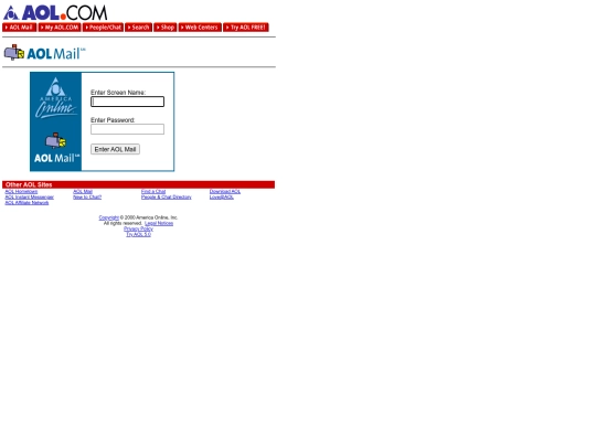 Login screenshot