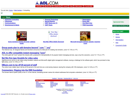 News screenshot