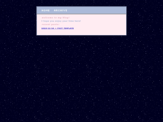 blog screenshot