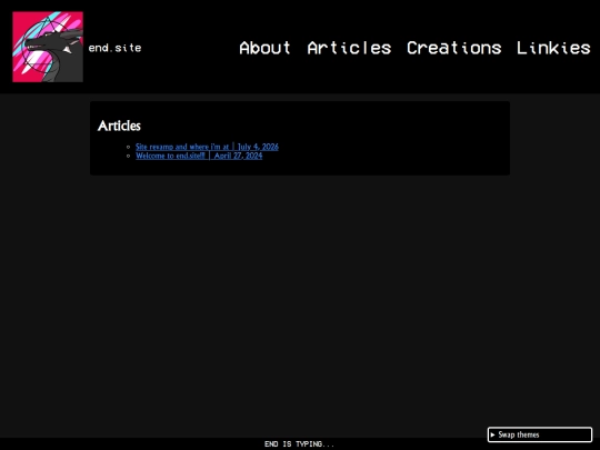 blog screenshot