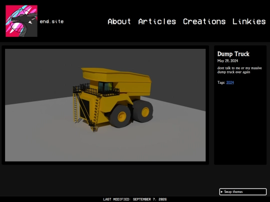creations/3d/dump_truck screenshot