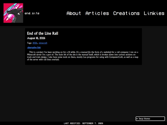 creations/writing/end_rail screenshot