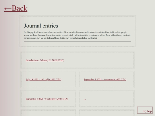 Diary/diary screenshot