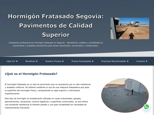 hormigonfratasadosegovia screenshot