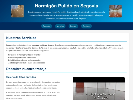 hormigonpulidosegovia screenshot