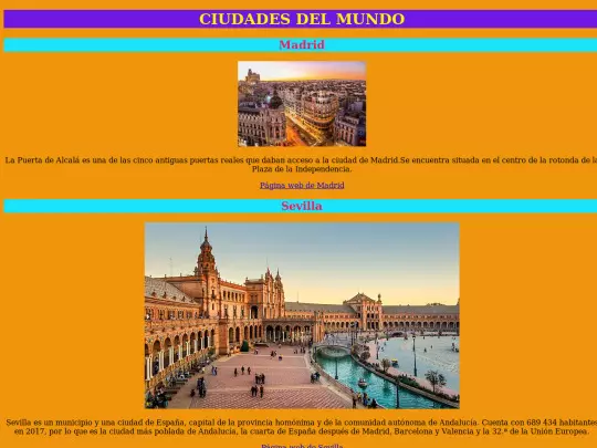 trabajociudades/trabajomonumentos screenshot