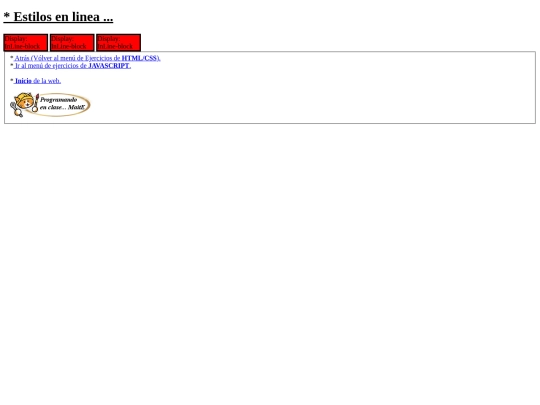 carpetaauxiliar/ejercicios/estilosenlinea screenshot