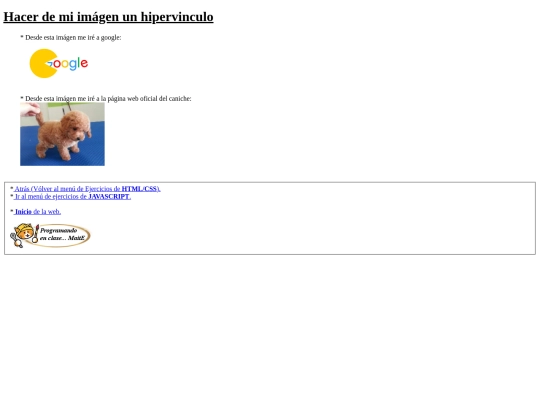 carpetaauxiliar/ejercicios/imagenvinculo screenshot