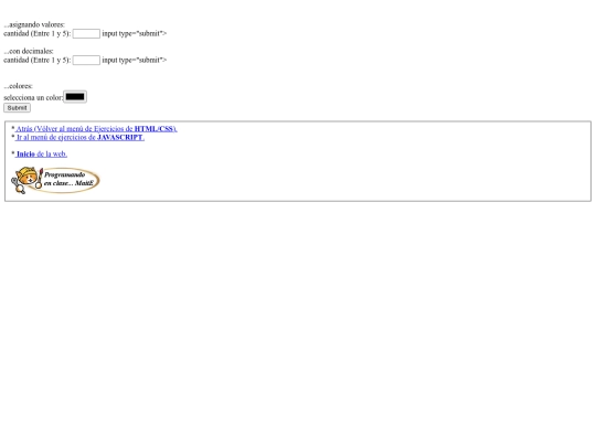carpetaauxiliar/ejercicios/maselementosdeformulario screenshot