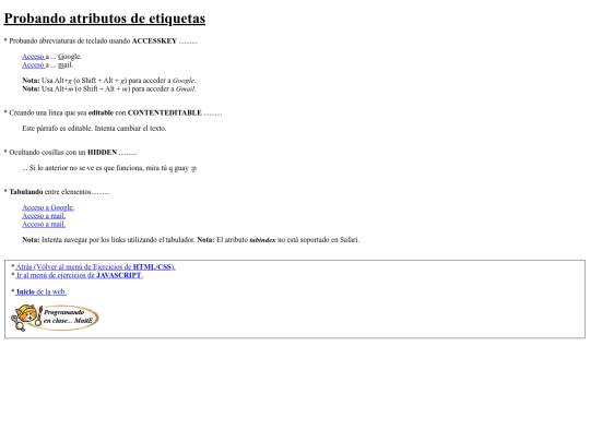carpetaauxiliar/ejercicios/nuevoselementos screenshot