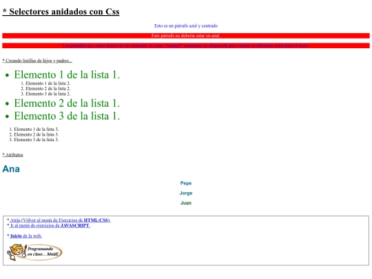 carpetaauxiliar/ejercicios/selectores screenshot
