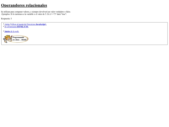 carpetaauxiliar/javascript/18operacionesrelacionales screenshot