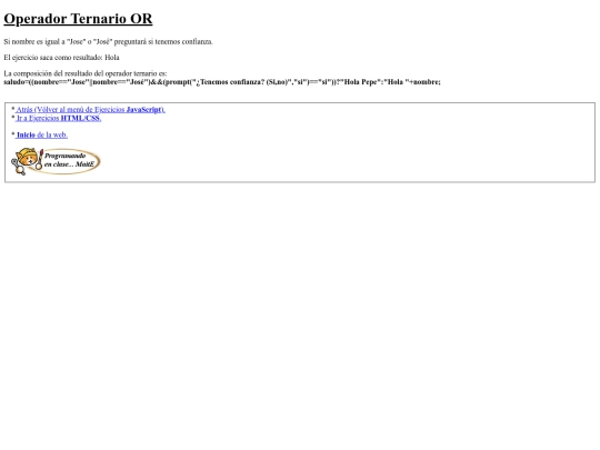carpetaauxiliar/javascript/23ternarioor screenshot