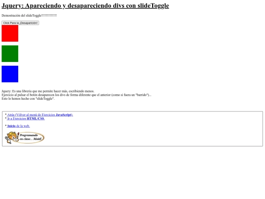 carpetaauxiliar/javascript/261slideToggle screenshot