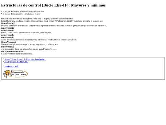 carpetaauxiliar/javascript/37MayoryMinimoElseIf screenshot