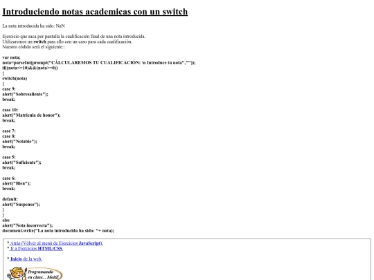 carpetaauxiliar/javascript/43notasconSwitch screenshot