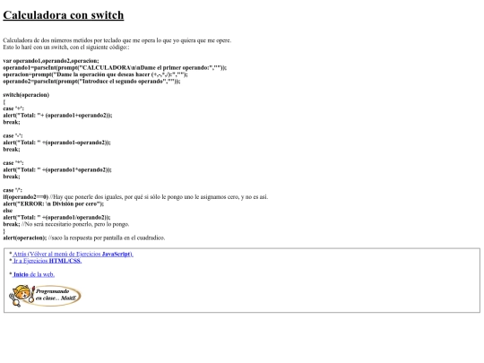 carpetaauxiliar/javascript/46CalculadoraSwitch screenshot