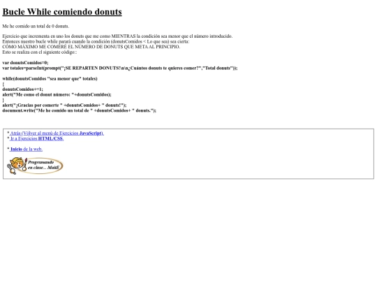 carpetaauxiliar/javascript/48bucleWhileDonuts screenshot
