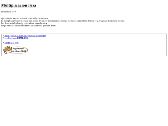 carpetaauxiliar/javascript/63multiplicaRusa screenshot