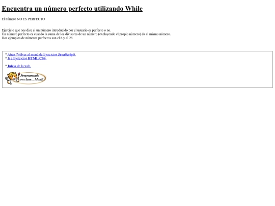 carpetaauxiliar/javascript/65numPerfectoWhile screenshot