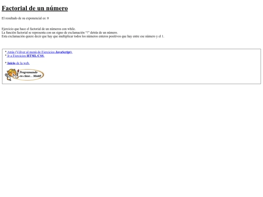 carpetaauxiliar/javascript/66factorialWhile screenshot