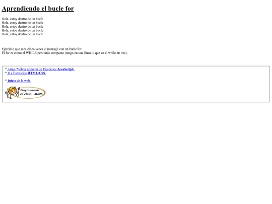 carpetaauxiliar/javascript/79bucleFor screenshot