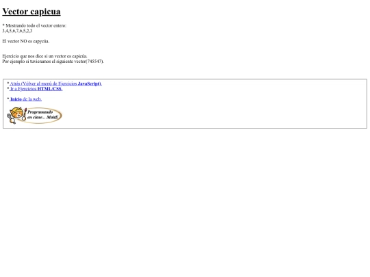carpetaauxiliar/javascript/81vectorCapicua screenshot