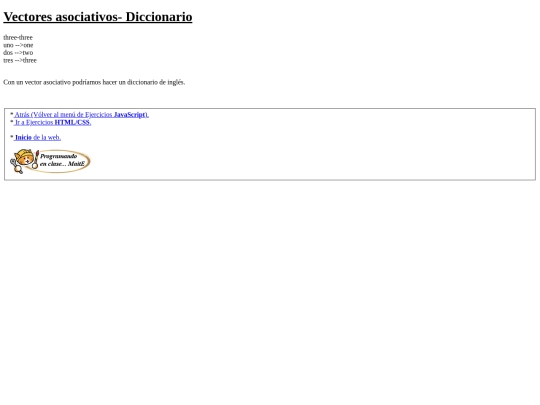 carpetaauxiliar/javascript/92vectoresDiccionario screenshot