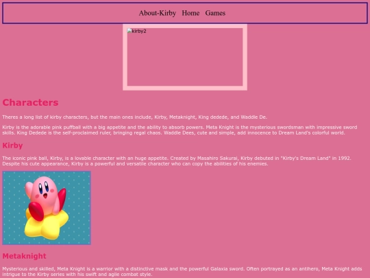 Characters screenshot