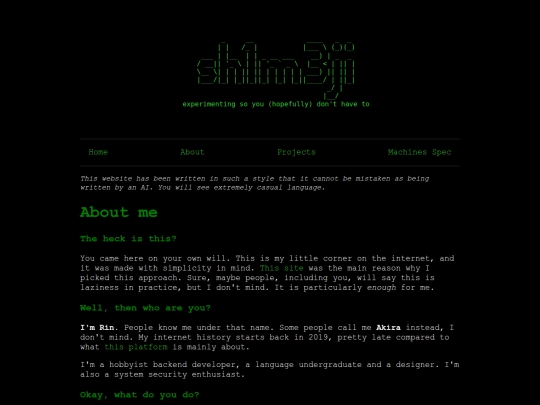 index screenshot