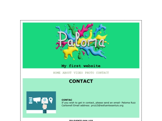 contact screenshot