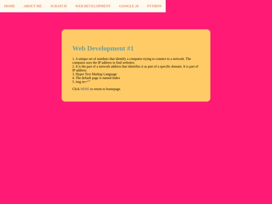WebDevelopment/webDev screenshot