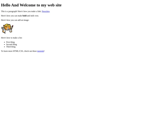 index screenshot