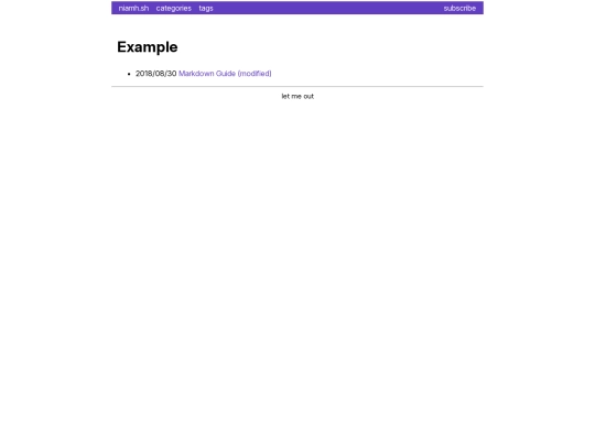 categories/example screenshot