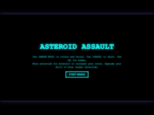 Games/AsteroidAssault screenshot