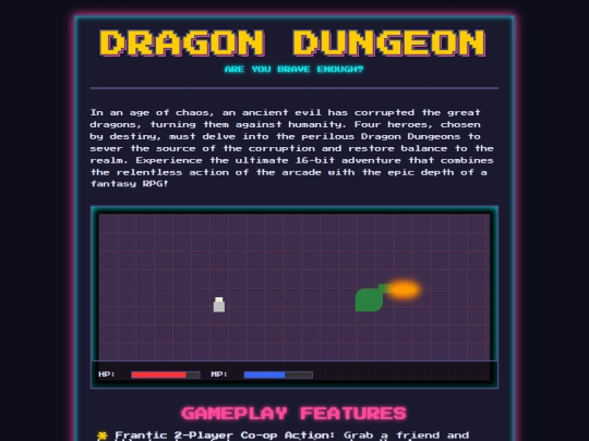 Games/DragonDungeon screenshot