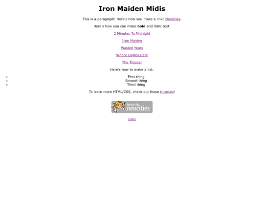 bands/ironmaiden screenshot