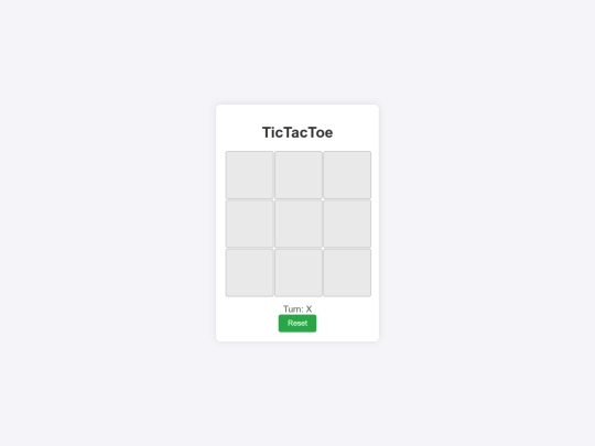 TicTacToe screenshot