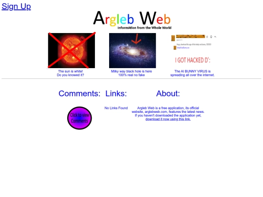 arglebweb screenshot