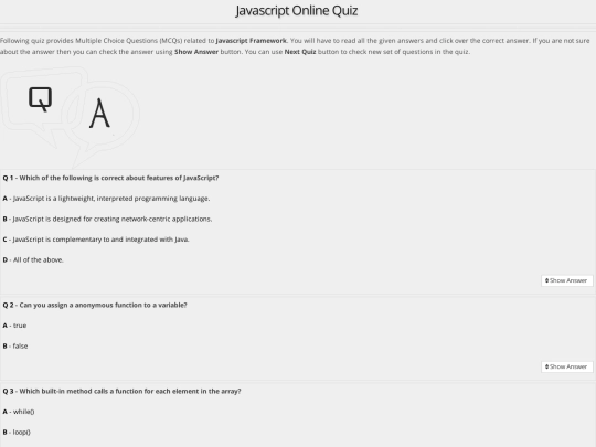 multiplechoice screenshot