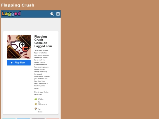 games/flappingcrush screenshot