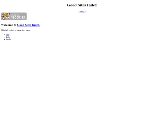 index screenshot